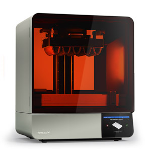 Frontalansicht des dentalen 3D-Druckers Form 4BL von Formlabs.
